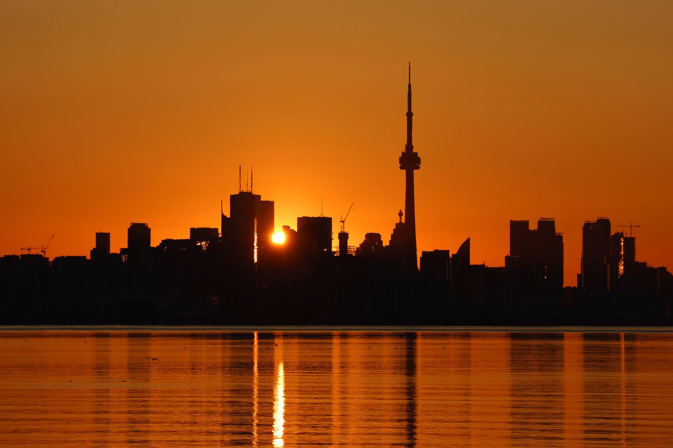 Sunrise in Toronto, Canada