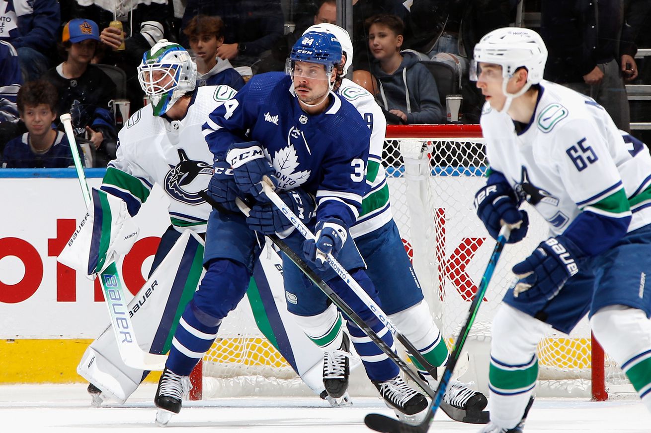 Vancouver Canucks v Toronto Maple Leafs