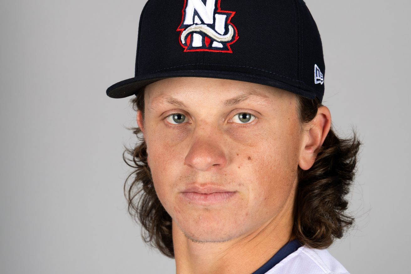 Ryan Watson of the New Hampshire Fisher Cats poses for a photo during the New Hampshire Fisher Cats photo day at Delta Dental Stadium on Tuesday, April 1, 2025 in Manchester, New Hampshire.