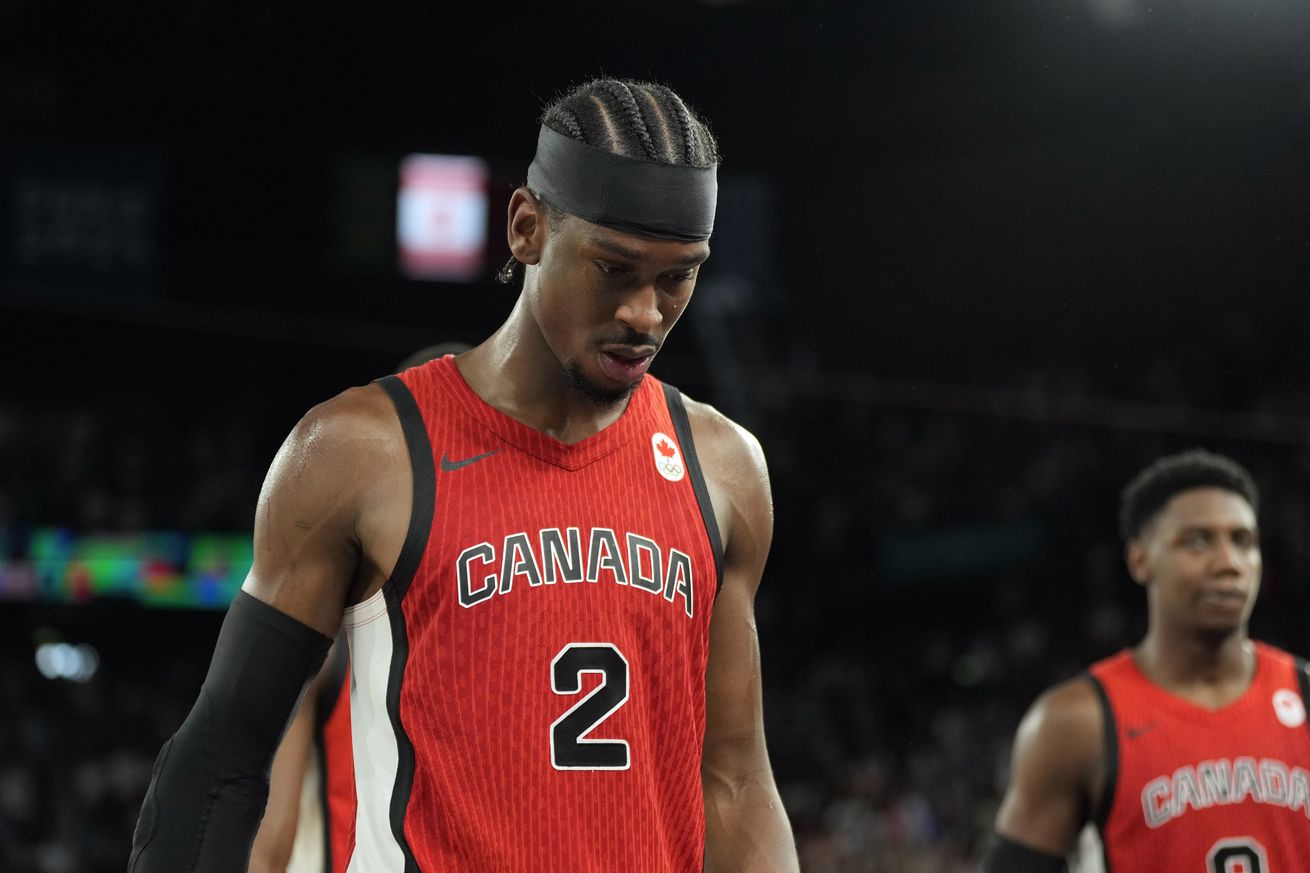 Olympics: Basketball-Men Quarterfinal - FRA-CAN