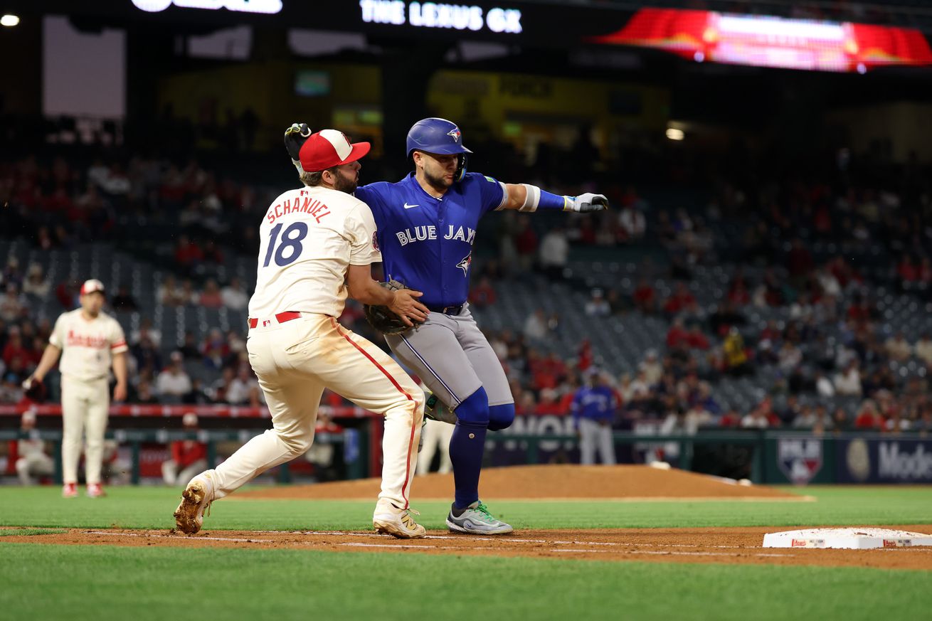 MLB: Toronto Blue Jays at Los Angeles Angels