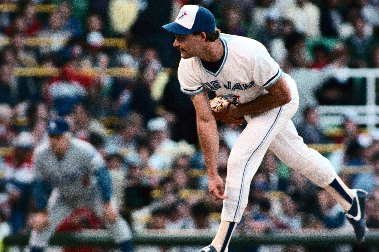 Dave Stieb in Pitching Position