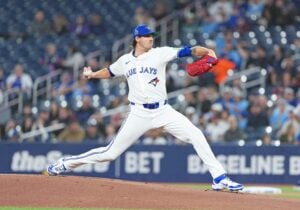 Kevin Gausman is using his fastball to get off to a better start than he had last season.